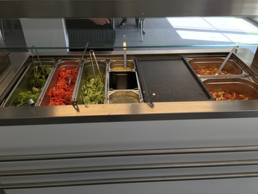 Salatbuffet (alle Fotos: V. Neureuther)